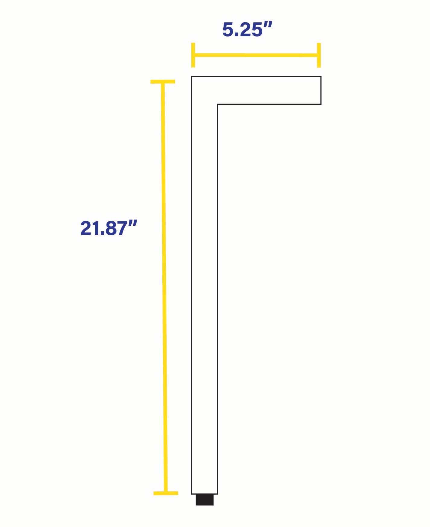 Modern L-Shaped LED Pathlight Solid Brass Low Voltage Landscape