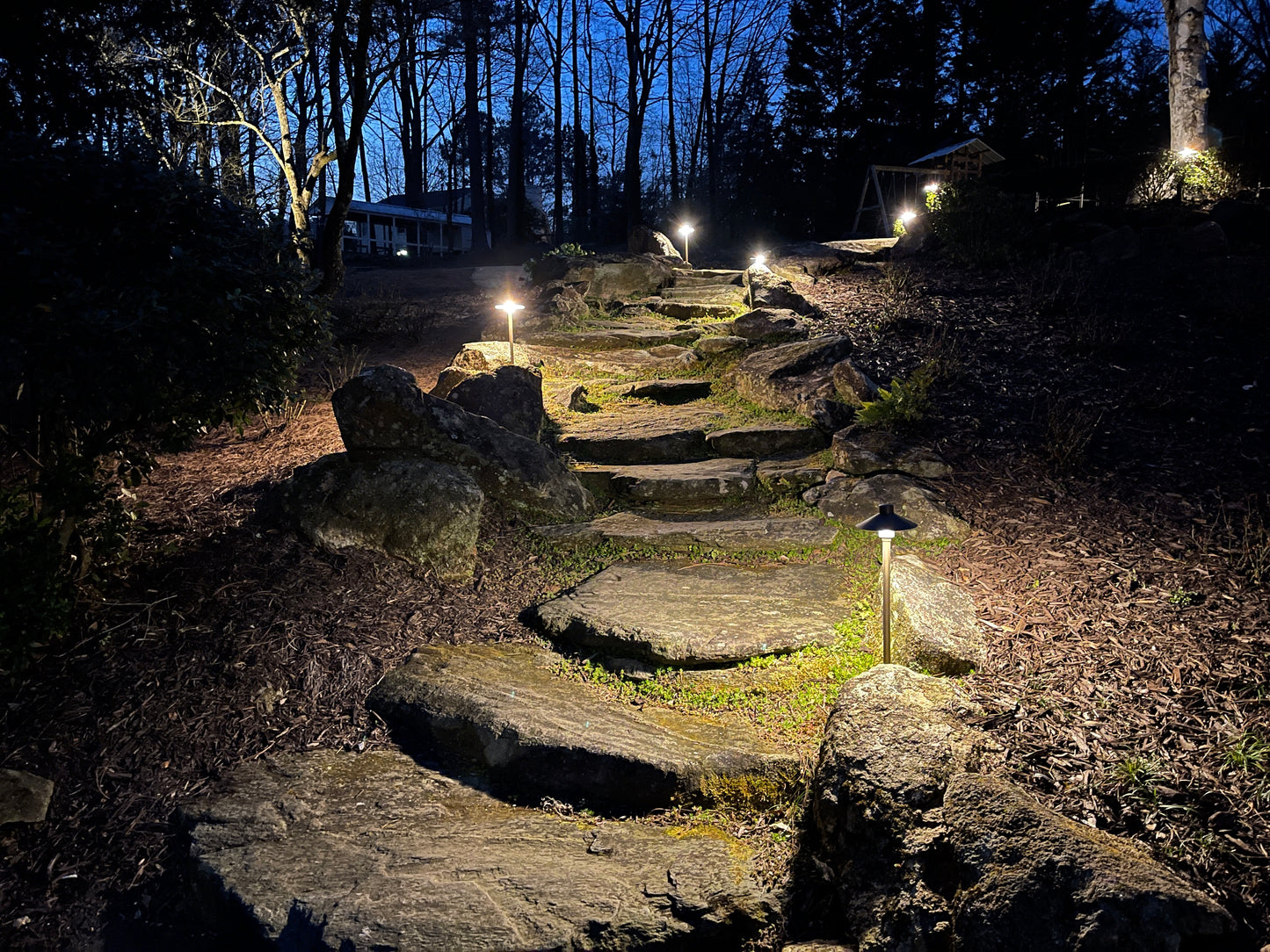 Centennial Brass Path Light
