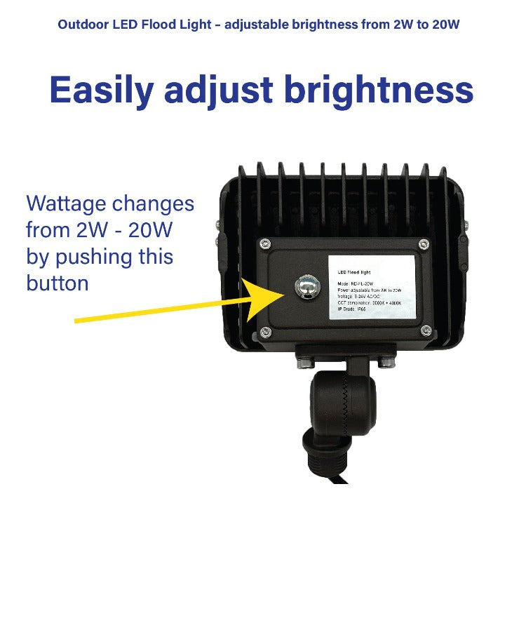 Illuminate Your Outdoors with Versatility: The Benefits of an Adjustable Outdoor LED Flood Light