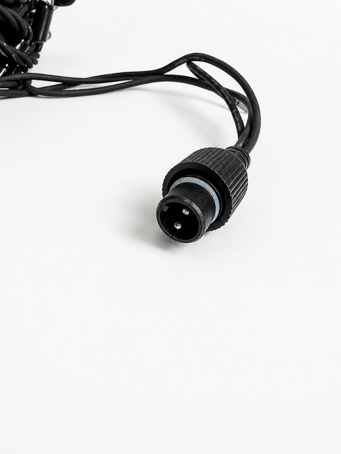 100 Warm White Wide-Angle LED Mini Lights – Coaxial Watertight Connection