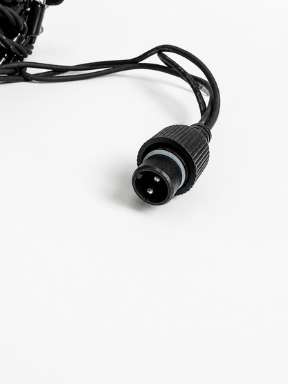 100 Warm White Wide-Angle LED Mini Lights – Coaxial Watertight Connection